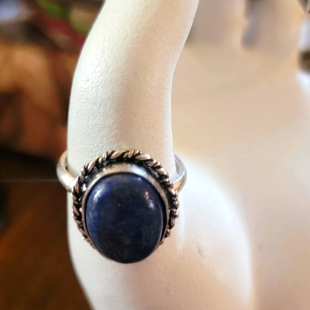 Lapis Sterling Silver Ring